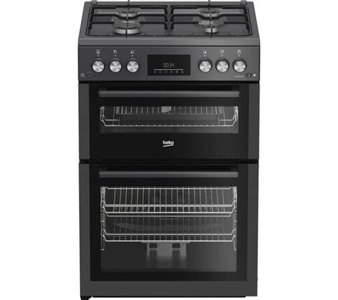 beko pro fdg6271ca 60 cm gas cooker anthracite